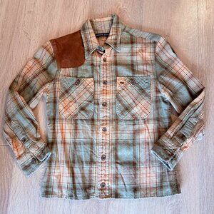 Women's Vintage Ralph Lauren Plaid Long Sleeve Hunting Shirt - Size 6 (small)